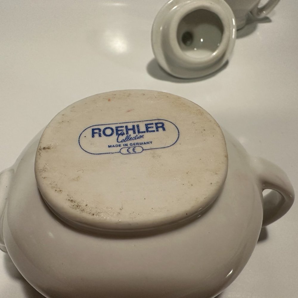 Mini Roehler Teapot & Creamer Set - Vintage - Picture 3 of 8